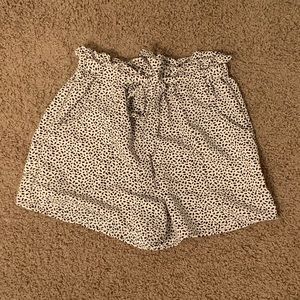 shorts, cheetah print